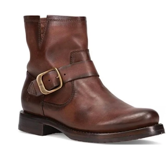 Frye Ladies Veronica Redwood Western Booties New with Box! Size 7 - Picture 5 of 12